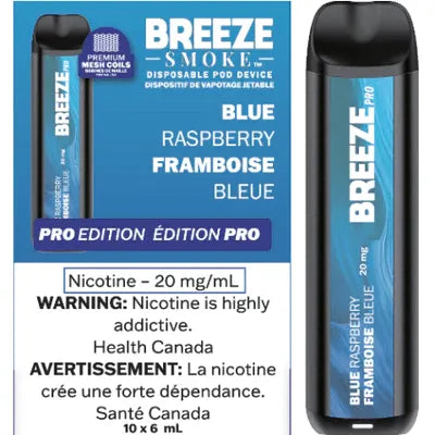 Shop Breeze Pro 2000 Disposable - Blue Raspberry - at Vapeshop Mania