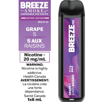 Shop Breeze Pro 2000 Disposable - Grape S - at Vapeshop Mania