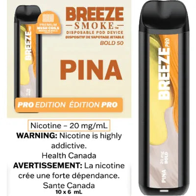 Shop Breeze Pro 2000 Disposable - Pina - at Vapeshop Mania