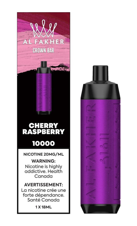 Shop Crown Bar 10K Disposable - Cherry Raspberry - at Vapeshop Mania