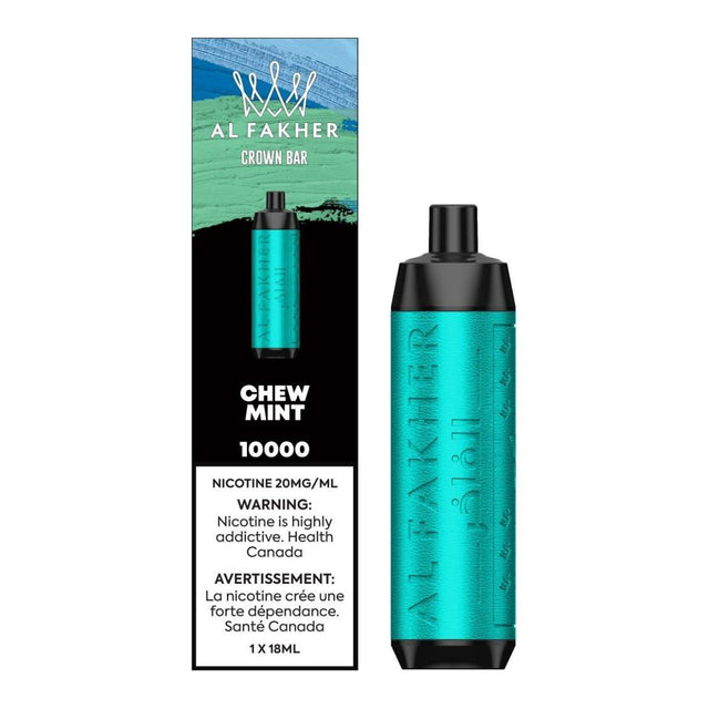 AL FAKHER Crown Bar 10K Disposable - Chew Mint - Vapeshop Mania