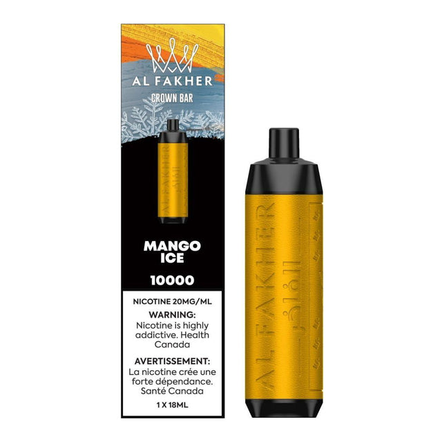 AL FAKHER Crown Bar 10K Disposable - Mango Ice - Vapeshop Mania