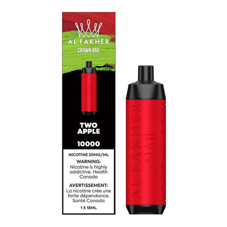 AL FAKHER Crown Bar 10K Disposable - Two Apple - Vapeshop Mania