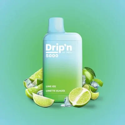 Shop Drip'n by Envi 5000 Disposable - Lime Ice - at Vapeshop Mania