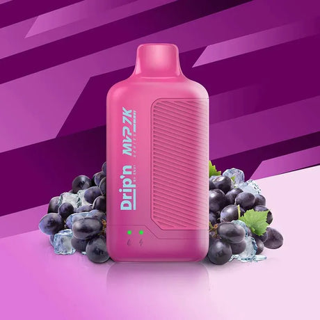 Shop Drip'n by Envi MVP Series 7000 Disposable - Grape Iced - at Vapeshop Mania