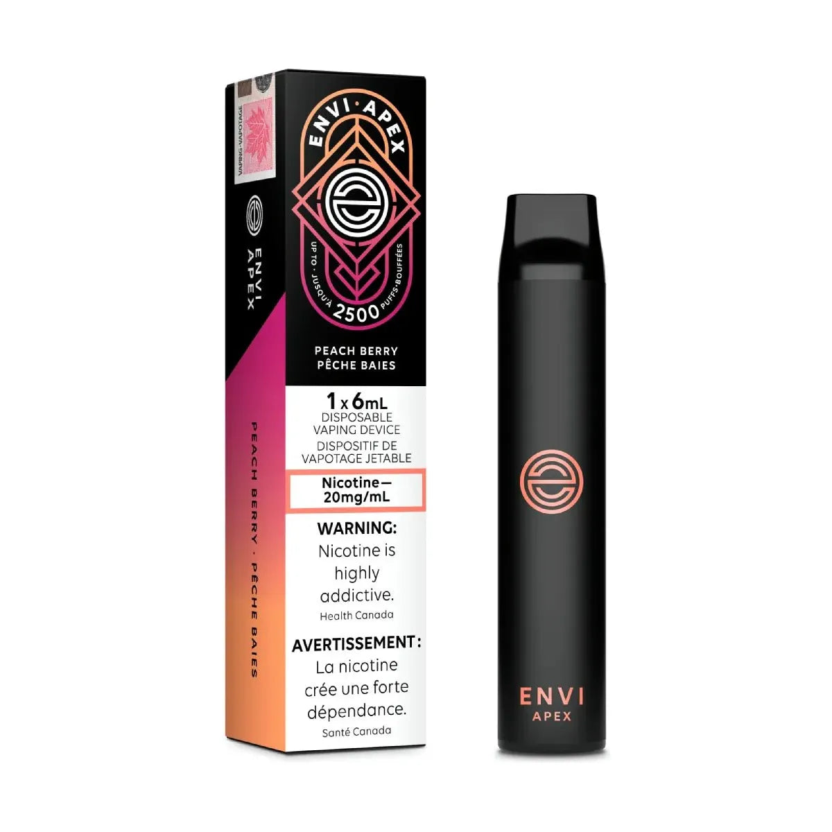 ENVI Apex 2500 Disposable - Peach Berry - Vapeshop Mania