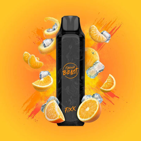 Shop Flavour Beast Fixx 3000 Disposable - Outrageous Orange Iced - at Vapeshop Mania