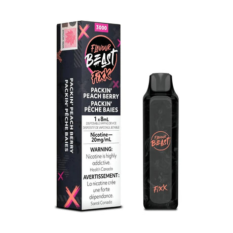 Shop Flavour Beast Fixx 3000 Disposable - Packin' Peach Berry - at Vapeshop Mania