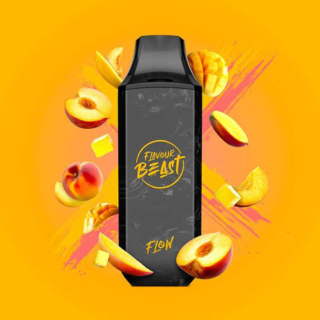 Shop Flavour Beast Flow 4000 Disposable - Mad Mango Peach - at Vapeshop Mania