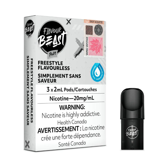 Flavour Beast Pod Pack - Freestyle Flavourless - Vapeshop Mania