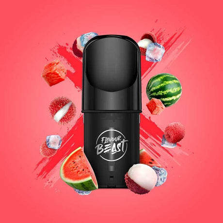 Flavour Beast Pod Pack - Lit Lychee Watermelon Iced - Vapeshop Mania