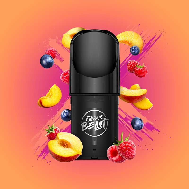 Flavour Beast Pod Pack - Packin' Peach Berry (Pop'n Peach Berry) - Vapeshop Mania