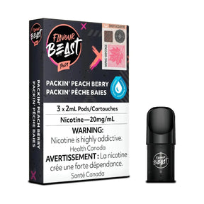 Flavour Beast Pod Pack - Packin' Peach Berry (Pop'n Peach Berry) - Vapeshop Mania