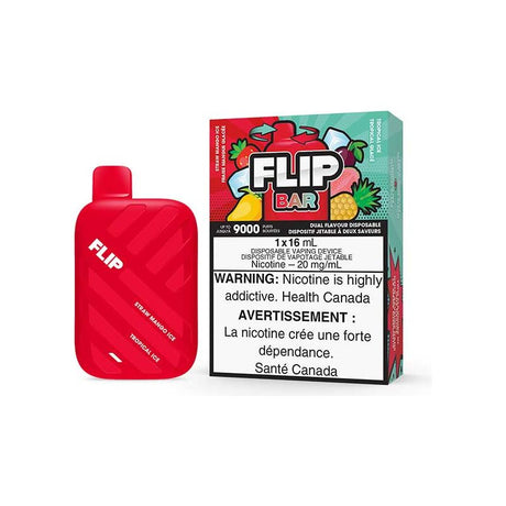 Shop Flip Bar 9000 Disposable - Straw Mango Ice & Tropical Ice - at Vapeshop Mania