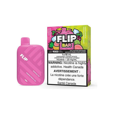 Shop Flip Bar 9000 Disposable - Tropical Ice & Passion Punch Ice - at Vapeshop Mania