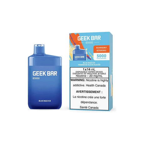 Shop Geek Bar B5000 Disposable - Blue Razz Ice - at Vapeshop Mania