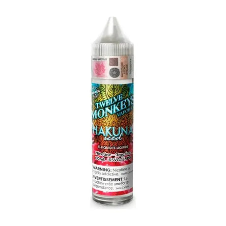 Hakuna Iced by Twelve Monkeys Ice Age - Freebase Vape Juice - Vapeshop Mania