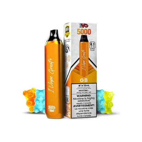 Shop IVG Bar Max 5000 Disposable - Wiggly B (GB) - at Vapeshop Mania