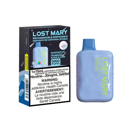 Shop Lost Mary OS5000 Disposable - Blue Razz Ice - at Vapeshop Mania