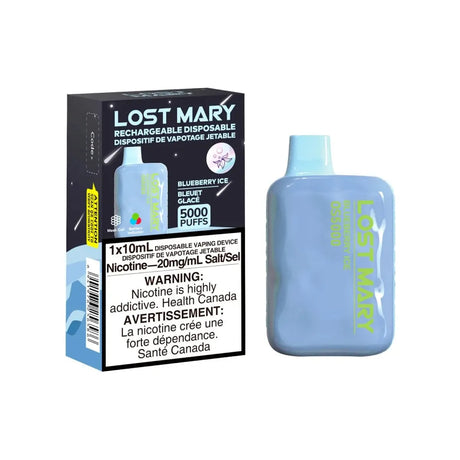 Shop Lost Mary OS5000 Disposable - Blueberry Ice - at Vapeshop Mania