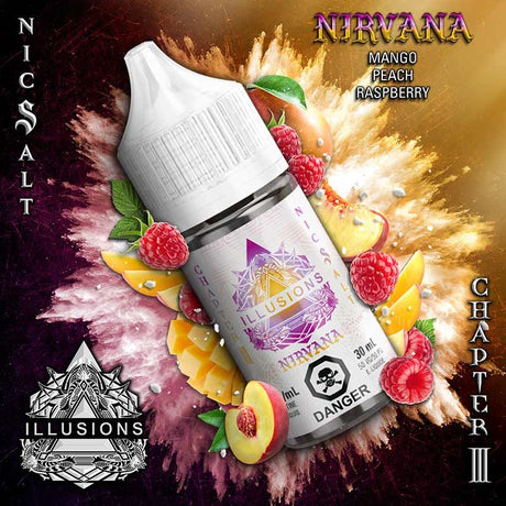 Shop Nirvana by Illusions Nic Salts Juice - at Vapeshop Mania