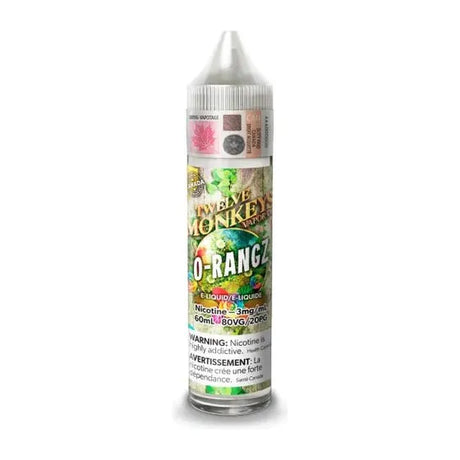 O-RangZ by Twelve Monkeys - Freebase Vape Juice - Vapeshop Mania