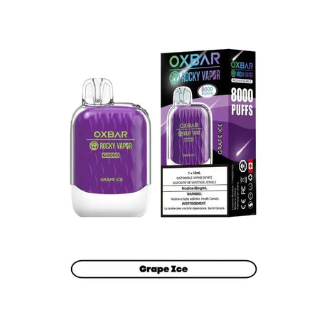 Shop OXBAR G8000 Disposable - Grape Ice - at Vapeshop Mania