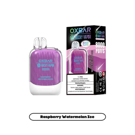 Shop OXBAR G8000 Disposable - Raspberry Watermelon Ice - at Vapeshop Mania