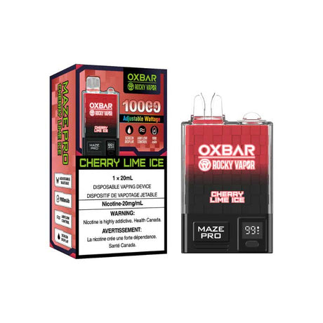 Shop OXBAR Maze Pro 10000 Disposable - Cherry Lime Ice - at Vapeshop Mania
