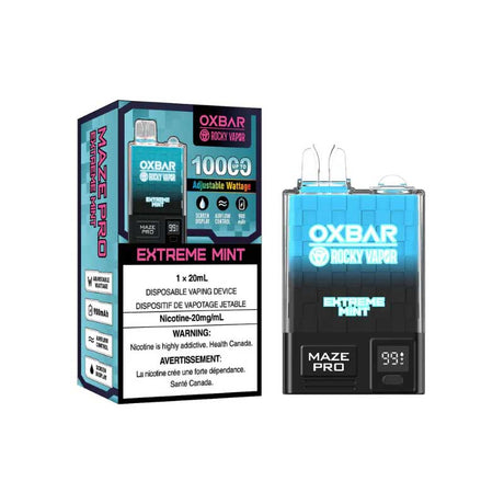Shop OXBAR Maze Pro 10000 Disposable - Extreme Mint - at Vapeshop Mania