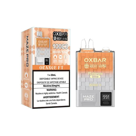 Shop OXBAR Maze Pro 10000 Disposable - Orange FT - at Vapeshop Mania
