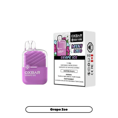 Shop OXBAR Mini 1200 Disposable - Grape Ice - at Vapeshop Mania