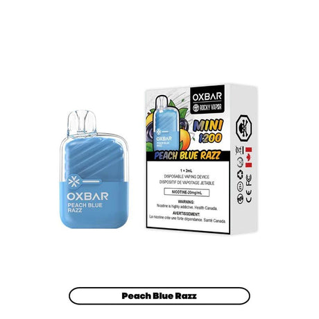 Shop OXBAR Mini 1200 Disposable - Peach Blue Razz - at Vapeshop Mania