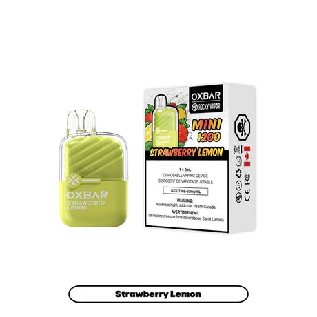 Shop OXBAR Mini 1200 Disposable - Strawberry Lemon - at Vapeshop Mania