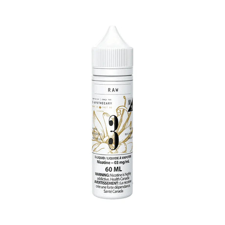 Raw By Vaporus E-Liquid 60mL - Freebase Vape Juice - Vapeshop Mania