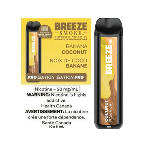 Shop Breeze Pro 2000 Disposable - Banana Coconut - at Vapeshop Mania