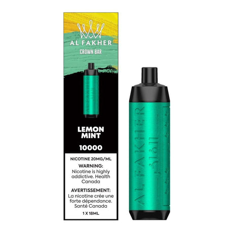 AL FAKHER Crown Bar 10K Disposable - Lemon Mint - Vapeshop Mania