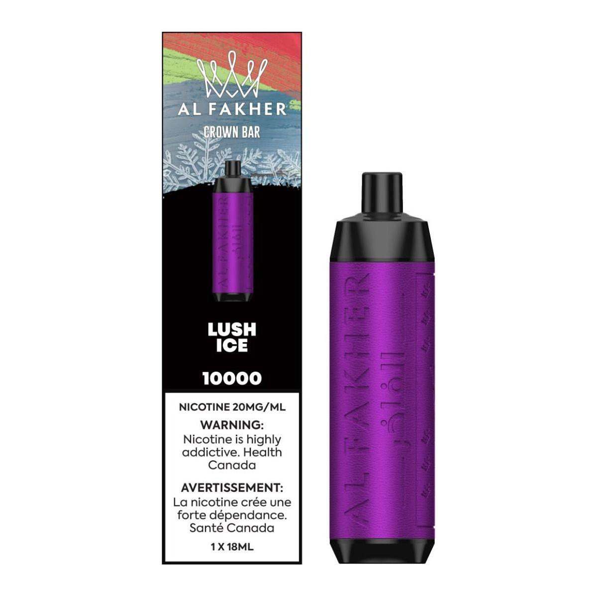 AL FAKHER Crown Bar 10K Disposable - Lush Ice - Vapeshop Mania