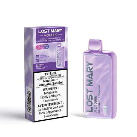 Shop Lost Mary MO10000 Disposable - Blueberry Razz CC - at Vapeshop Mania