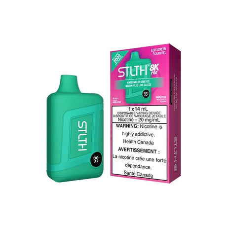Shop STLTH 8K Pro Disposable - Watermelon Lime Ice - at Vapeshop Mania