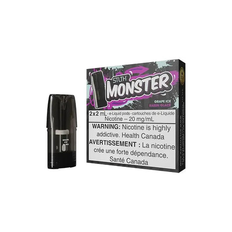 STLTH Monster Pod Pack - Grape Ice - Vapeshop Mania