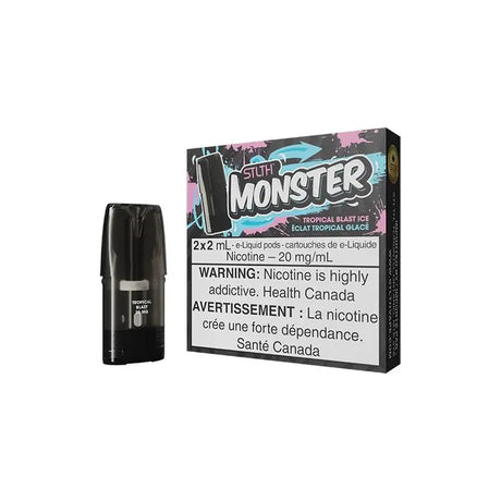STLTH Monster Pod Pack - Mango Lychee Ice - Vapeshop Mania