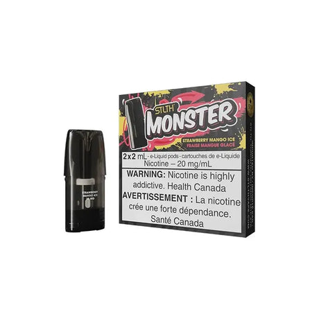 STLTH Monster Pod Pack - Strawberry Mango Ice - Vapeshop Mania