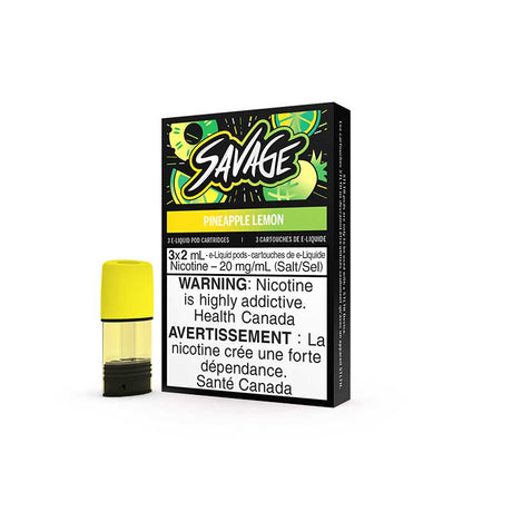 Shop STLTH Pod Pack - SAVAGE - Pineapple Lemon (3 Pack) - at Vapeshop Mania