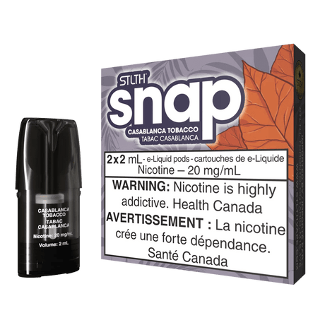 Shop STLTH SNAP Pod Pack - Casablanca Tobacco - at Vapeshop Mania