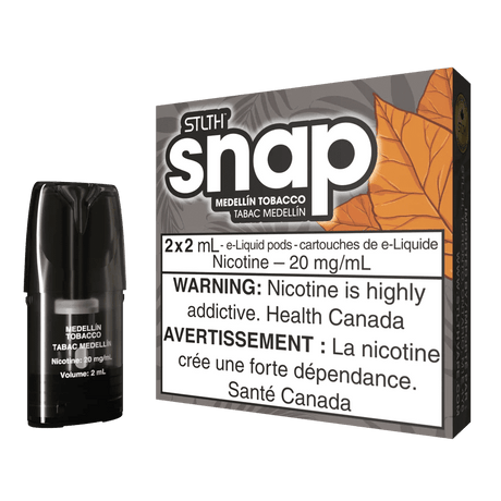 Shop STLTH SNAP Pod Pack - Medellin Tobacco - at Vapeshop Mania