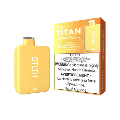 Shop STLTH Titan 10K Disposable - Mango Peach Apricot Ice - at Vapeshop Mania