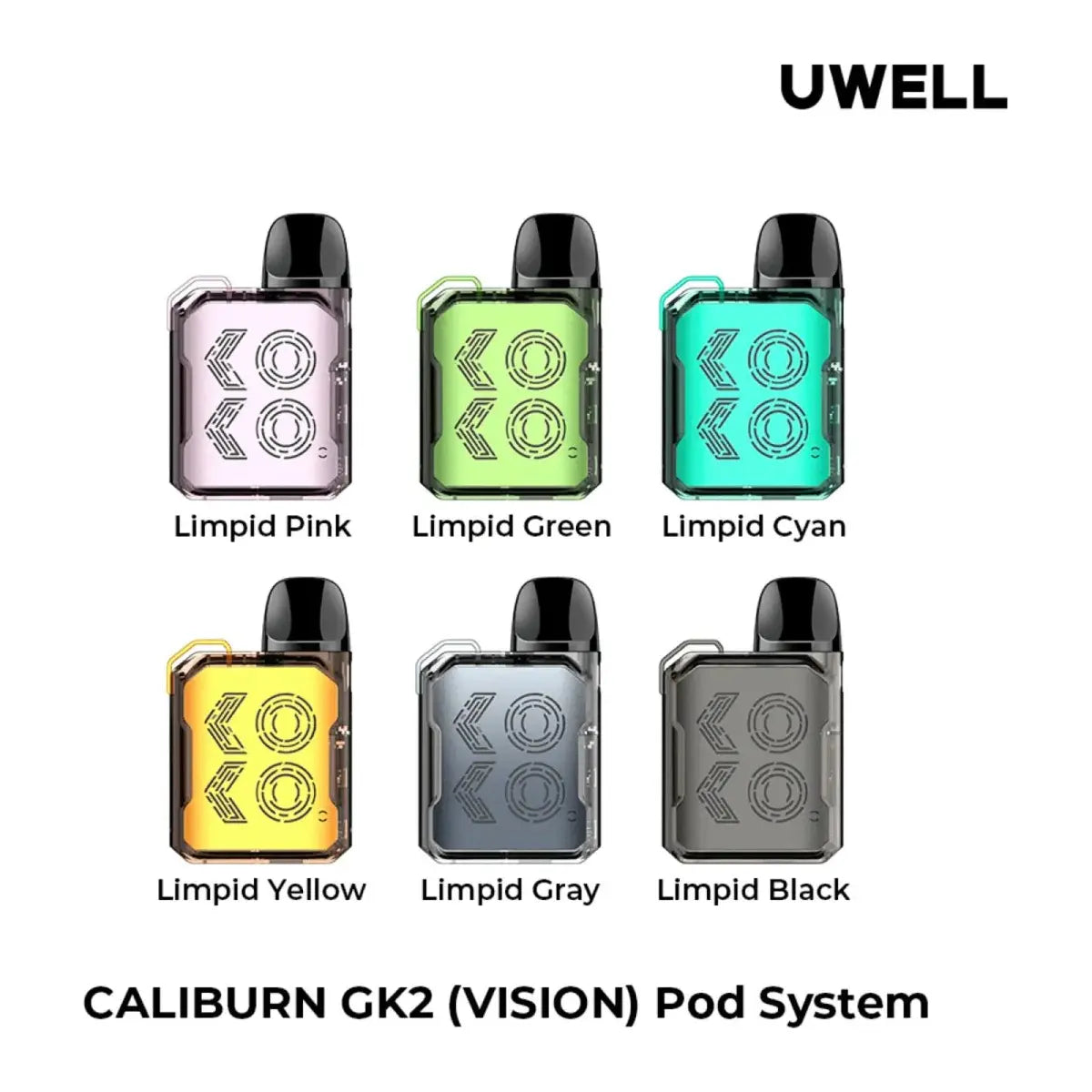 Uwell Caliburn GK2 Vision Pod Kit - Vapeshop Mania