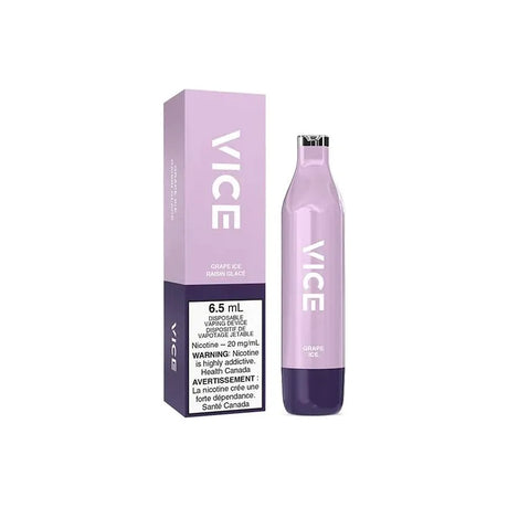 Shop VICE 2500 Disposable - Grape Ice - at Vapeshop Mania