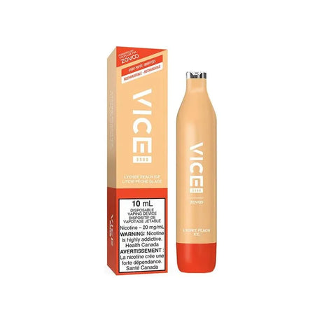Shop VICE 5500 Disposable - Lychee Peach Ice - at Vapeshop Mania
